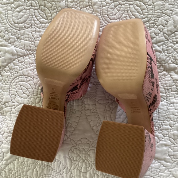 SCHUTZ Aretha Platform Sandal- Rose Pink- Women’s Size 7.5 - Picture 3 of 3